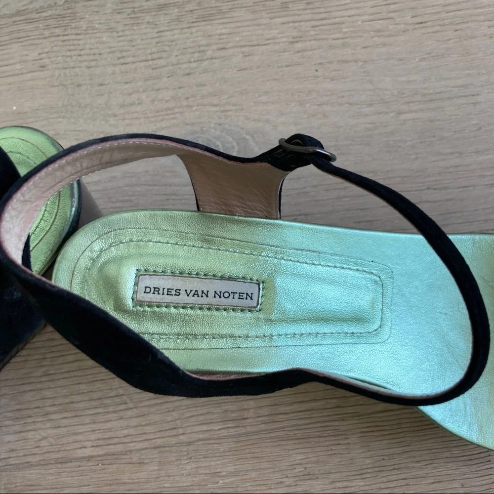Dries Van Noten Platform Wedge Sandals